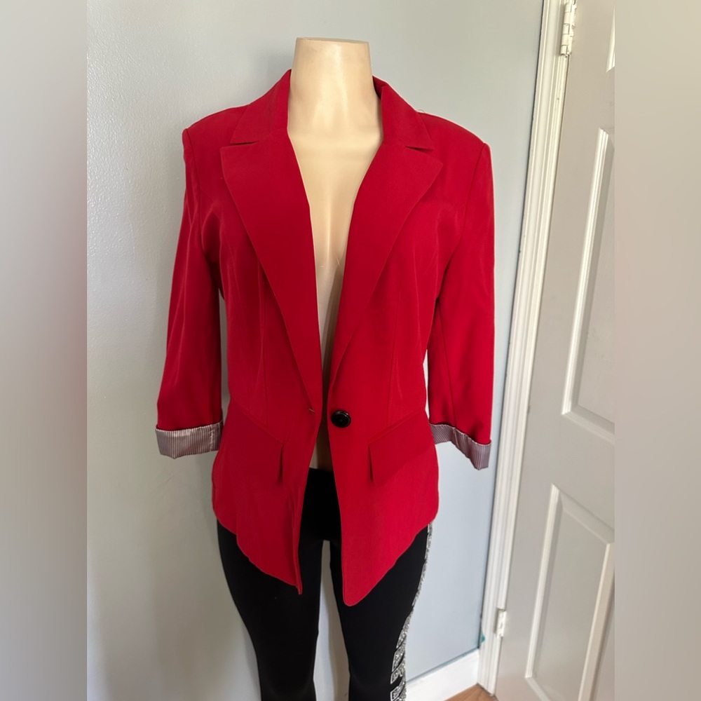 Bcx red blazer
